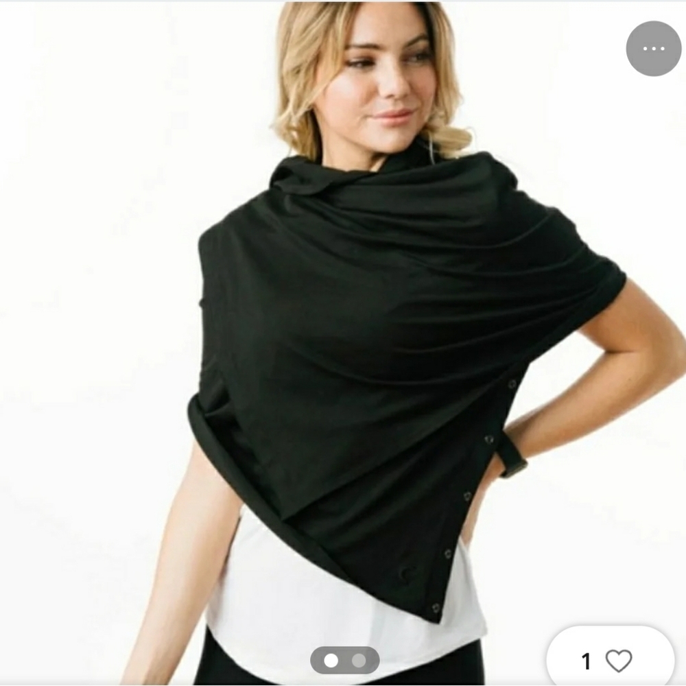 Zyia black infinity scarf